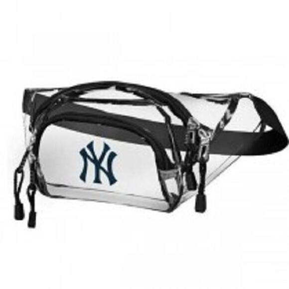 MLB New York Yankees Clear Transport Belt Bag Northwest Fanny Pack See-through - Picture 1 of 3